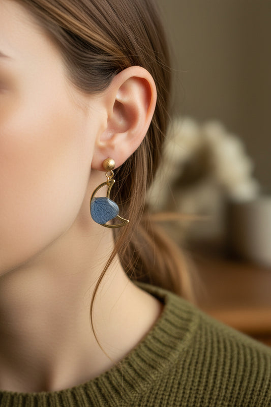 Moon earrings Hypoallergenic stainless steel moon earrings for weddings, gifts, unisex