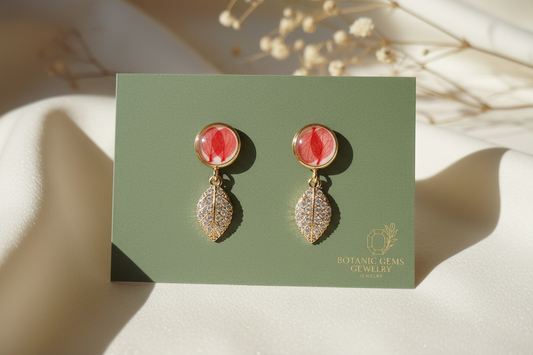 Real Flowers Maynooth – Hydrangea Stud Earrings | Fortune & Friendship